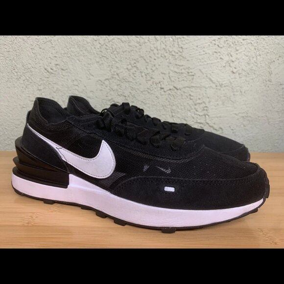 NIKE Other - Nike Waffle One Womens Size 9 Running Sneaker‎ Shoes DC2533 001 Black White